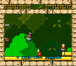 Super Mario World - Pandemonium Fortress 2 Title Screen